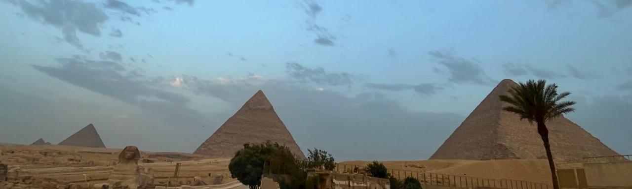The Gate Front Pyramids & Sphinx View